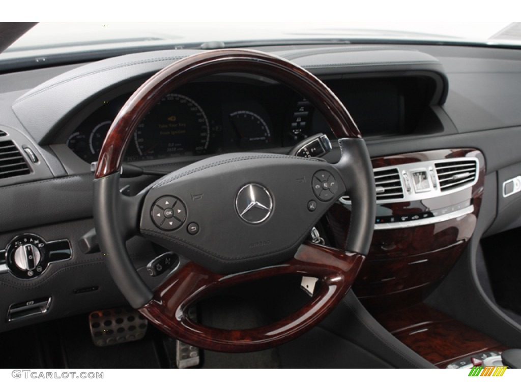 2012 Mercedes-Benz CL 63 AMG Black Dashboard Photo #69421958