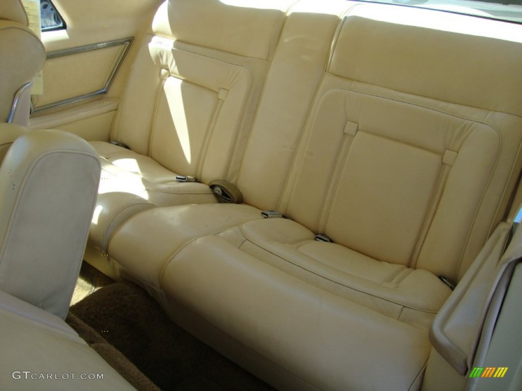 1979 Lincoln Continental Mark V Rear Seat Photos