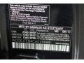  2012 CL 63 AMG Magnetite Black Metallic Color Code 183