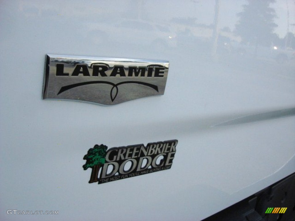 2010 Ram 1500 Laramie Crew Cab 4x4 - Stone White / Light Pebble Beige/Bark Brown photo #30
