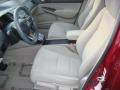 Beige 2009 Honda Civic EX Sedan Interior Color