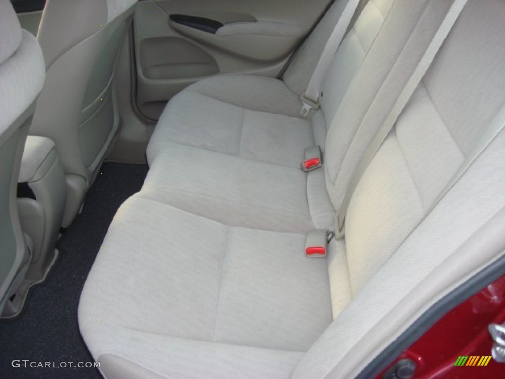2009 Honda Civic EX Sedan Rear Seat Photos