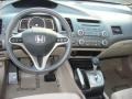 Beige 2009 Honda Civic EX Sedan Dashboard