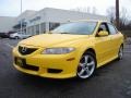 2003 Speed Yellow Mazda MAZDA6 s Sedan  photo #1