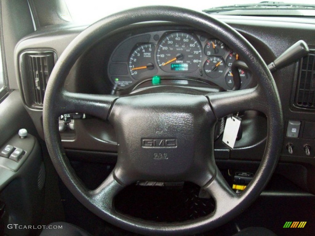 2009 GMC C Series Topkick C5500 Regular Cab Chassis Dark Pewter Steering Wheel Photo #69424323