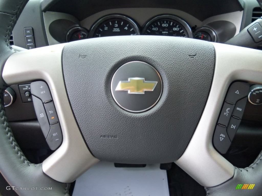 2012 Silverado 1500 LT Regular Cab 4x4 - Graystone Metallic / Ebony photo #21