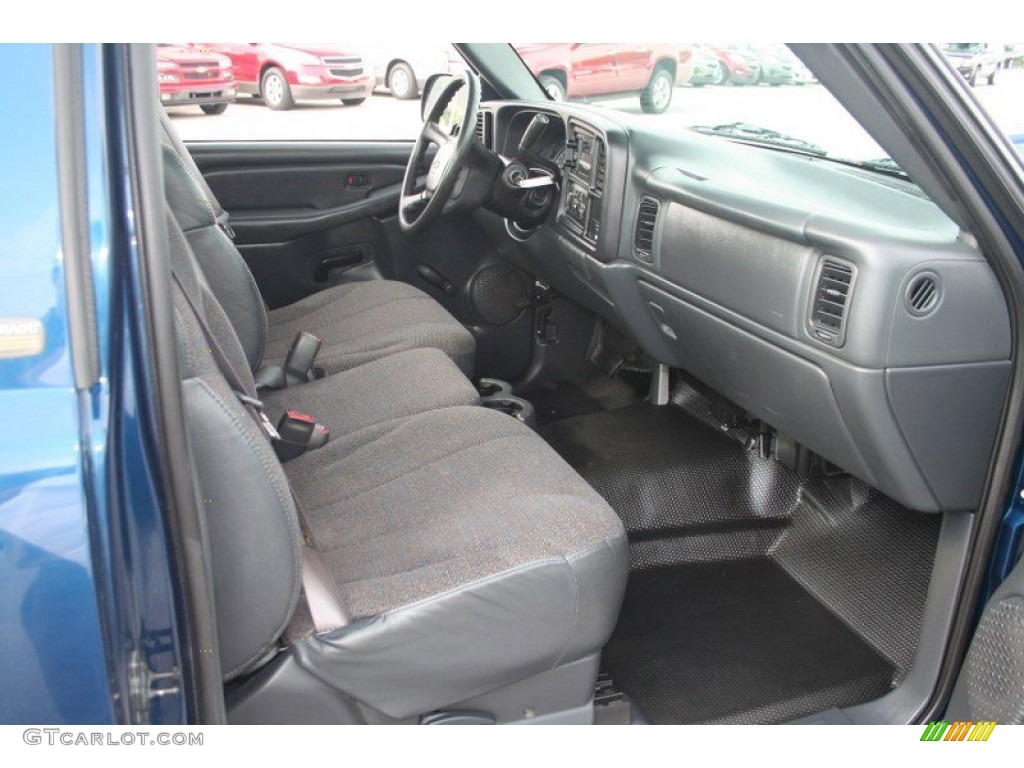 Graphite Interior 2001 Chevrolet Silverado 1500 LS Regular Cab Photo #69424669