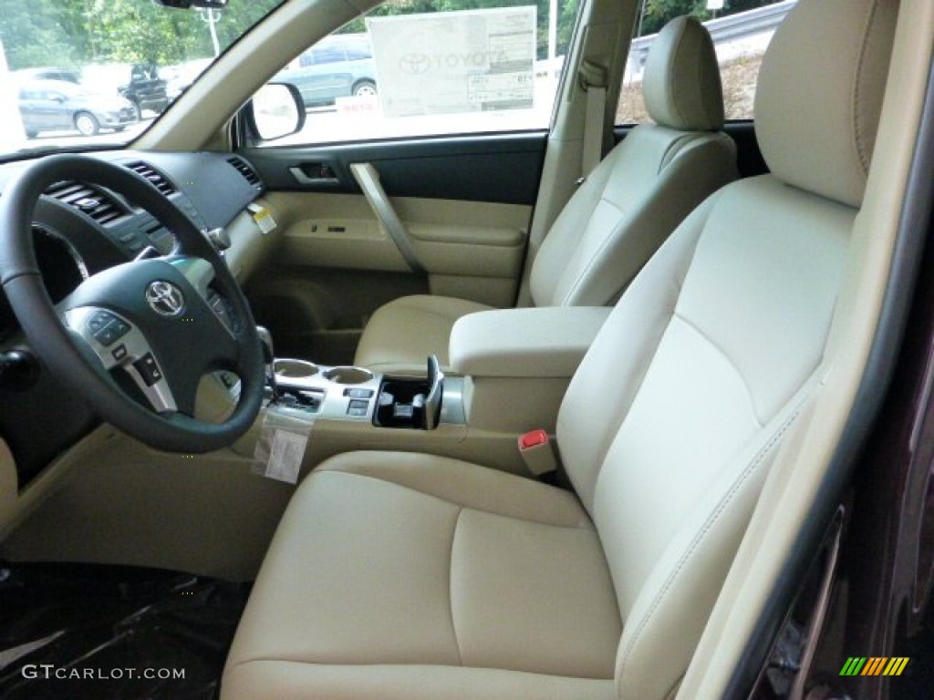 2012 Highlander SE 4WD - Sizzling Crimson Mica / Sand Beige photo #8