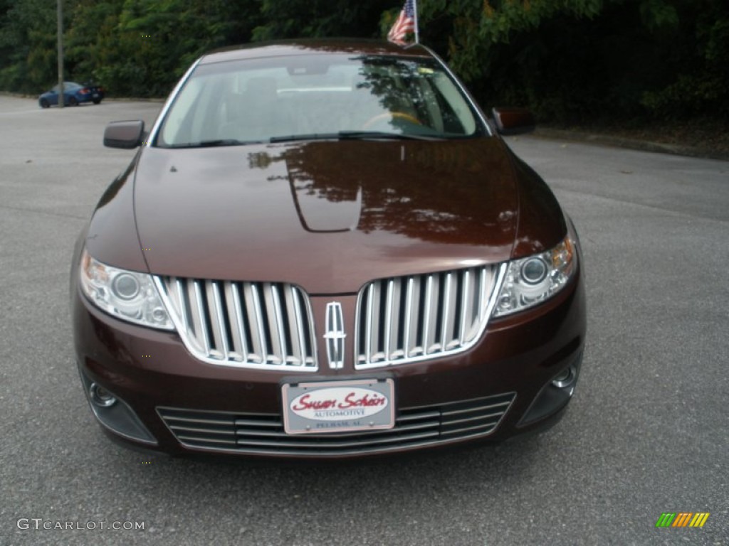 2009 MKS Sedan - Cinnamon Metallic / Light Camel photo #12