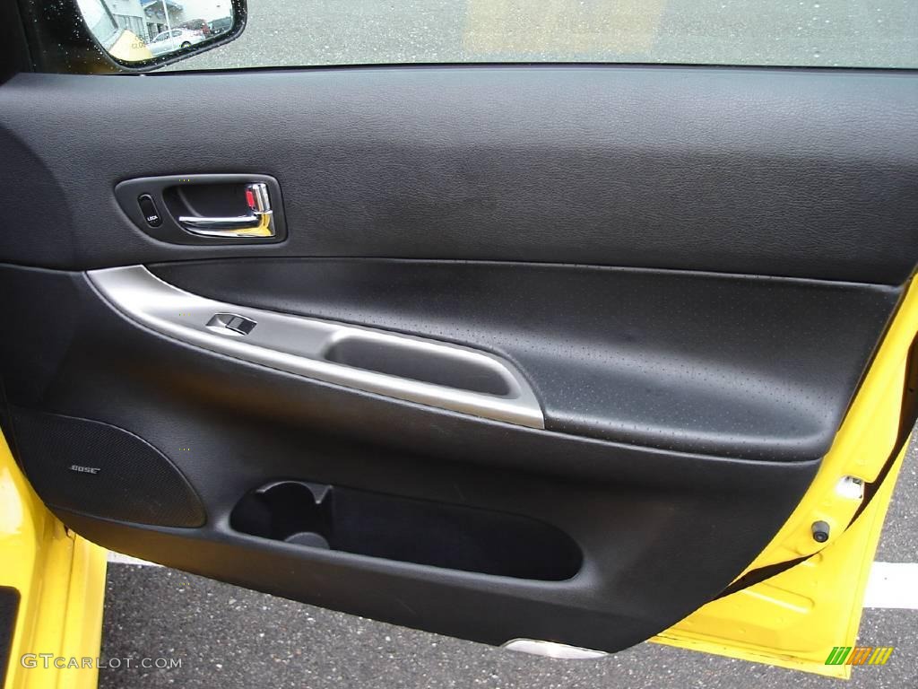 2003 MAZDA6 s Sedan - Speed Yellow / Black photo #20