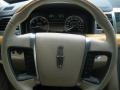 2009 Lincoln MKS Light Camel Interior Steering Wheel Photo