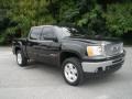 2008 Onyx Black GMC Sierra 1500 SLT Crew Cab 4x4  photo #1