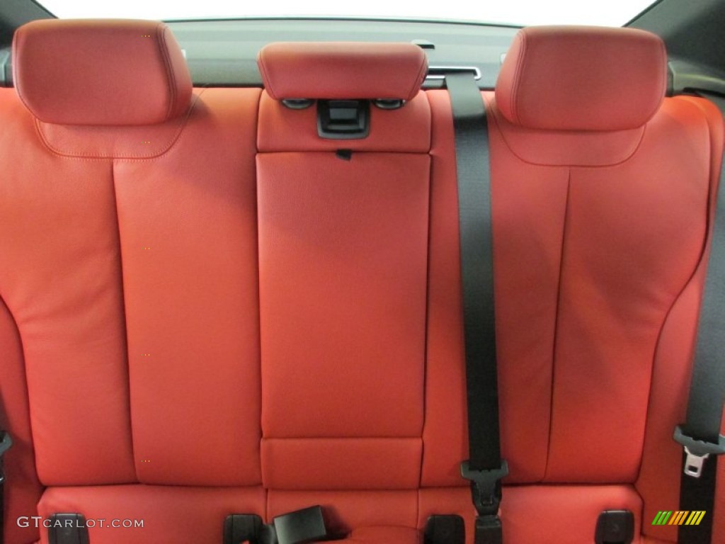 Coral Red/Black Interior 2013 BMW 3 Series 328i xDrive Sedan Photo #69425944