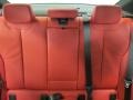Coral Red/Black Rear Seat Photo for 2013 BMW 3 Series #69425944