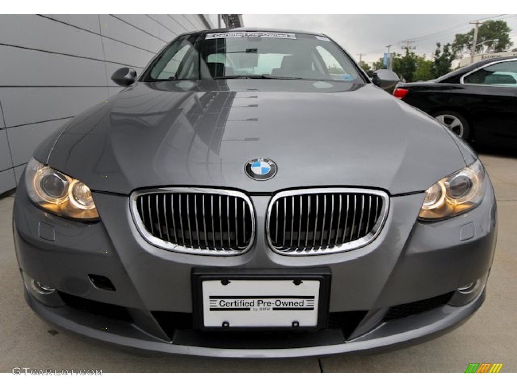 2009 3 Series 328xi Coupe - Space Grey Metallic / Black photo #2