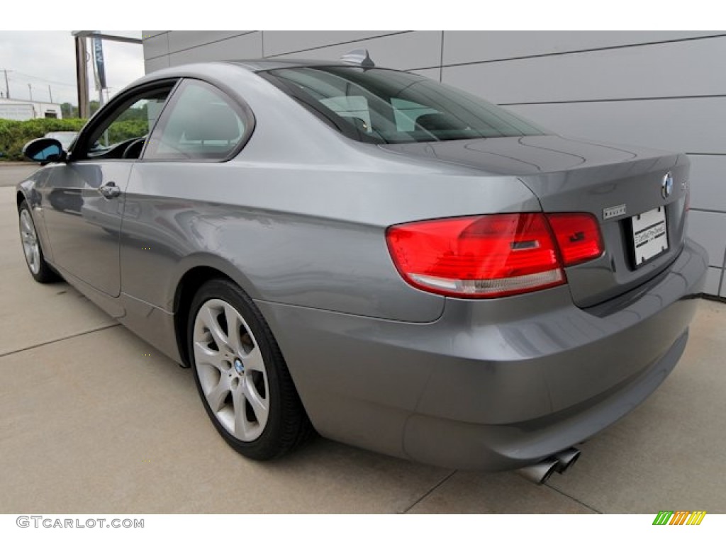 2009 3 Series 328xi Coupe - Space Grey Metallic / Black photo #3
