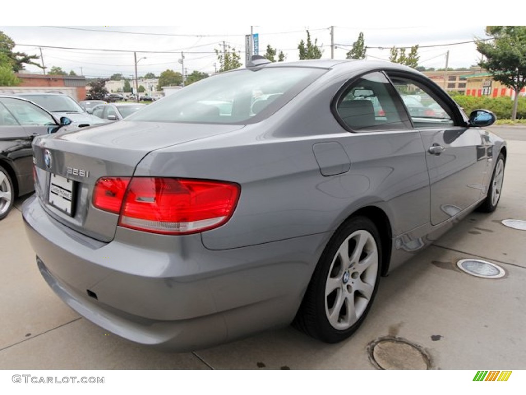 2009 3 Series 328xi Coupe - Space Grey Metallic / Black photo #5