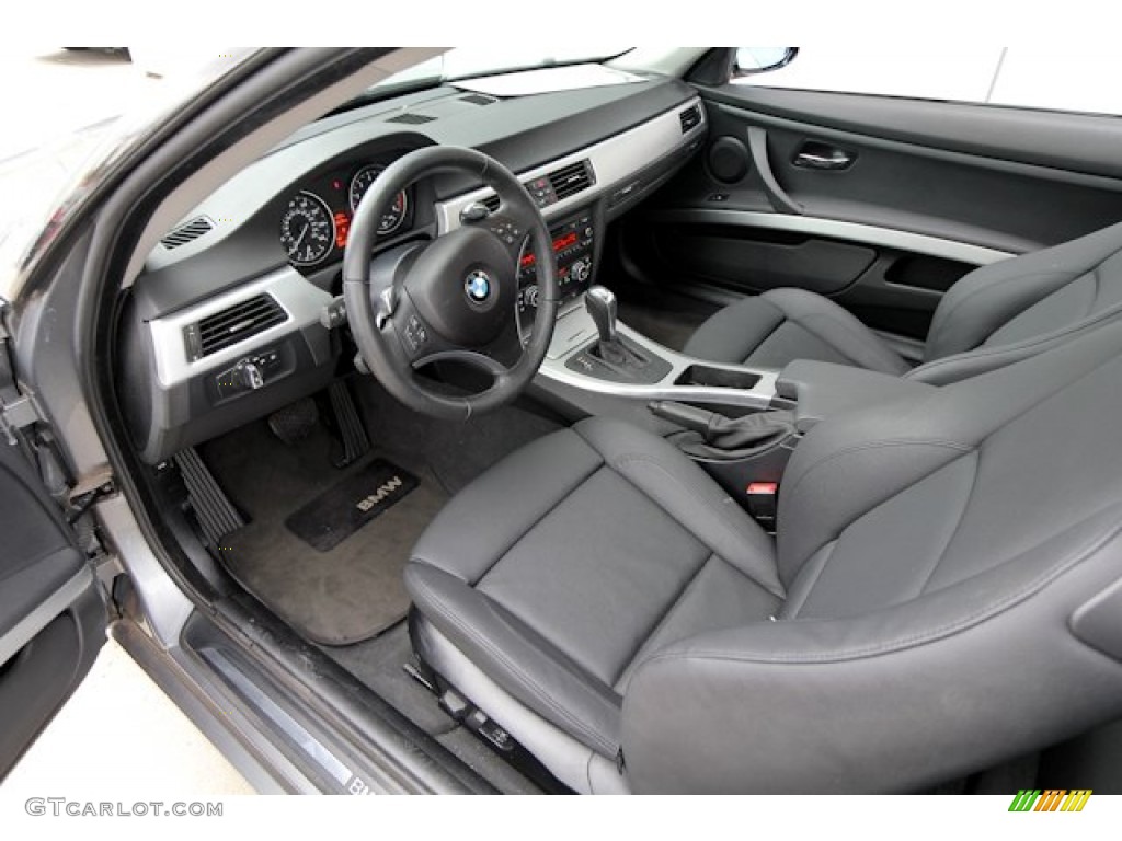 2009 3 Series 328xi Coupe - Space Grey Metallic / Black photo #9