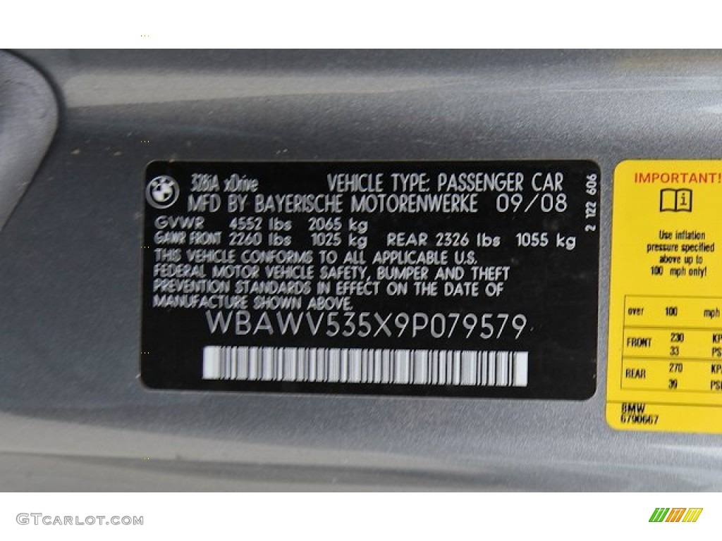 2009 3 Series 328xi Coupe - Space Grey Metallic / Black photo #13