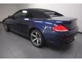 2009 Deep Sea Blue Metallic BMW 6 Series 650i Convertible  photo #5