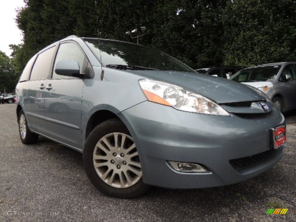 2010 Sienna XLE - Blue Mirage Metallic / Taupe photo #1