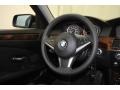 Black 2008 BMW 5 Series 528i Sedan Steering Wheel