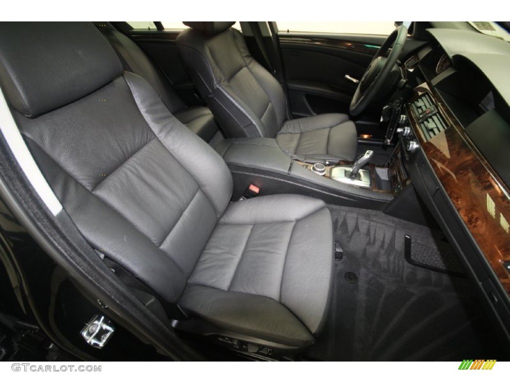 2008 BMW 5 Series 528i Sedan Front Seat Photo #69427587