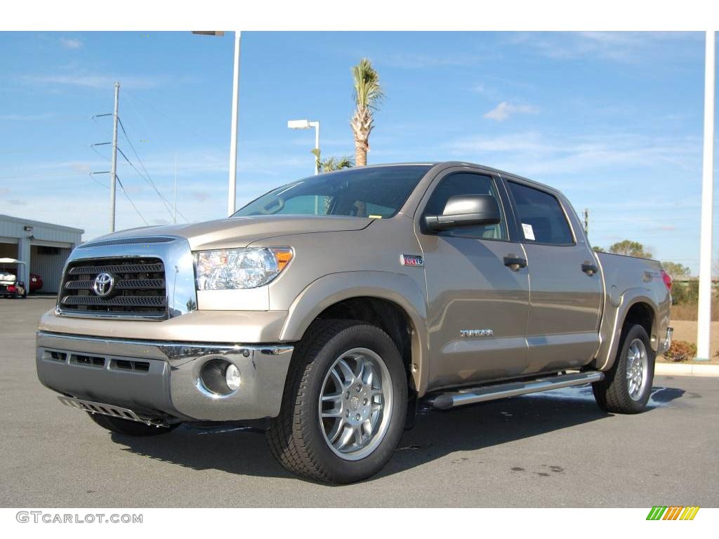 2008 Tundra X-SP CrewMax - Desert Sand Mica / Beige photo #1