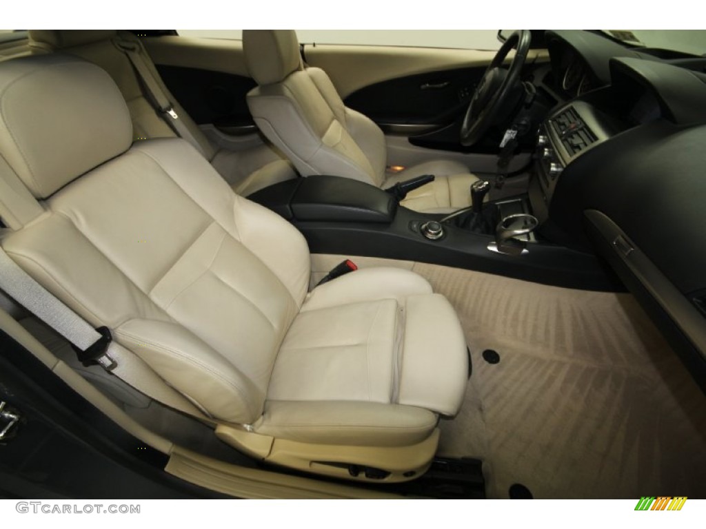 2007 6 Series 650i Convertible - Stratus Grey Metallic / Cream Beige photo #34
