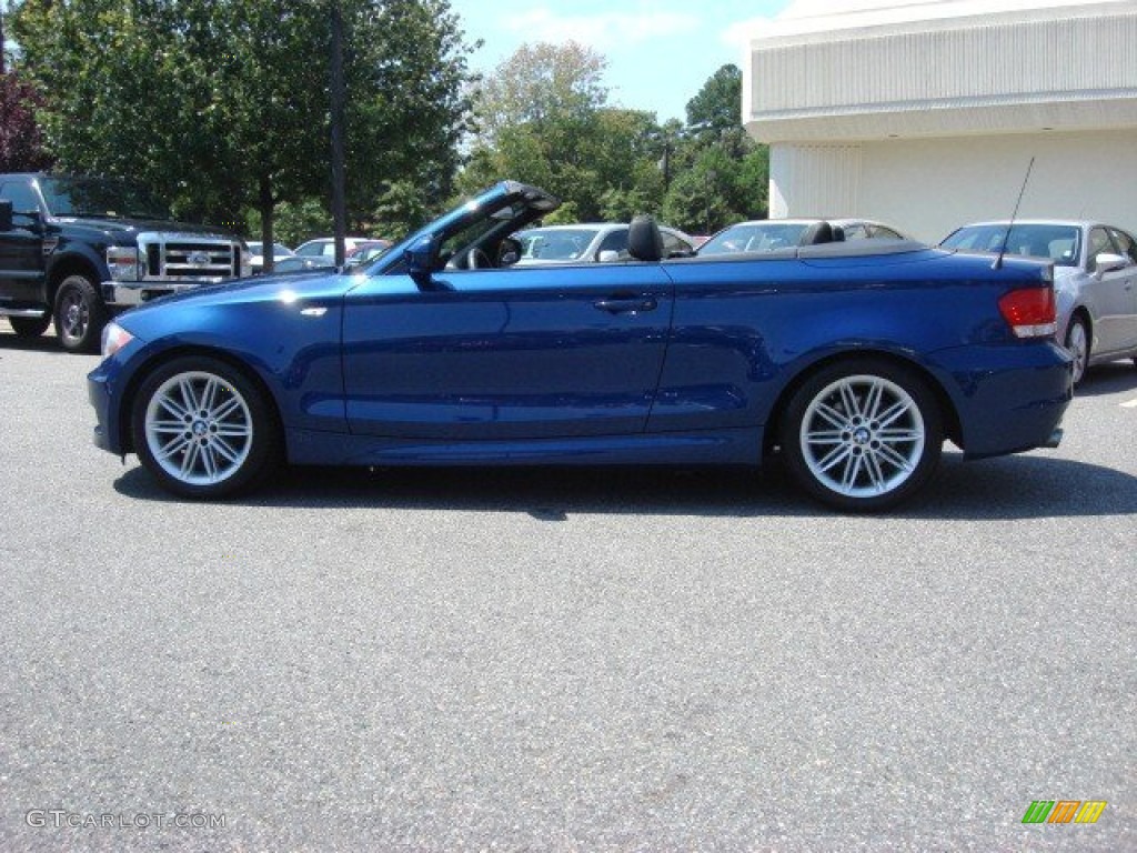 Le Mans Blue Metallic 2010 BMW 1 Series 128i Convertible Exterior Photo #69429220