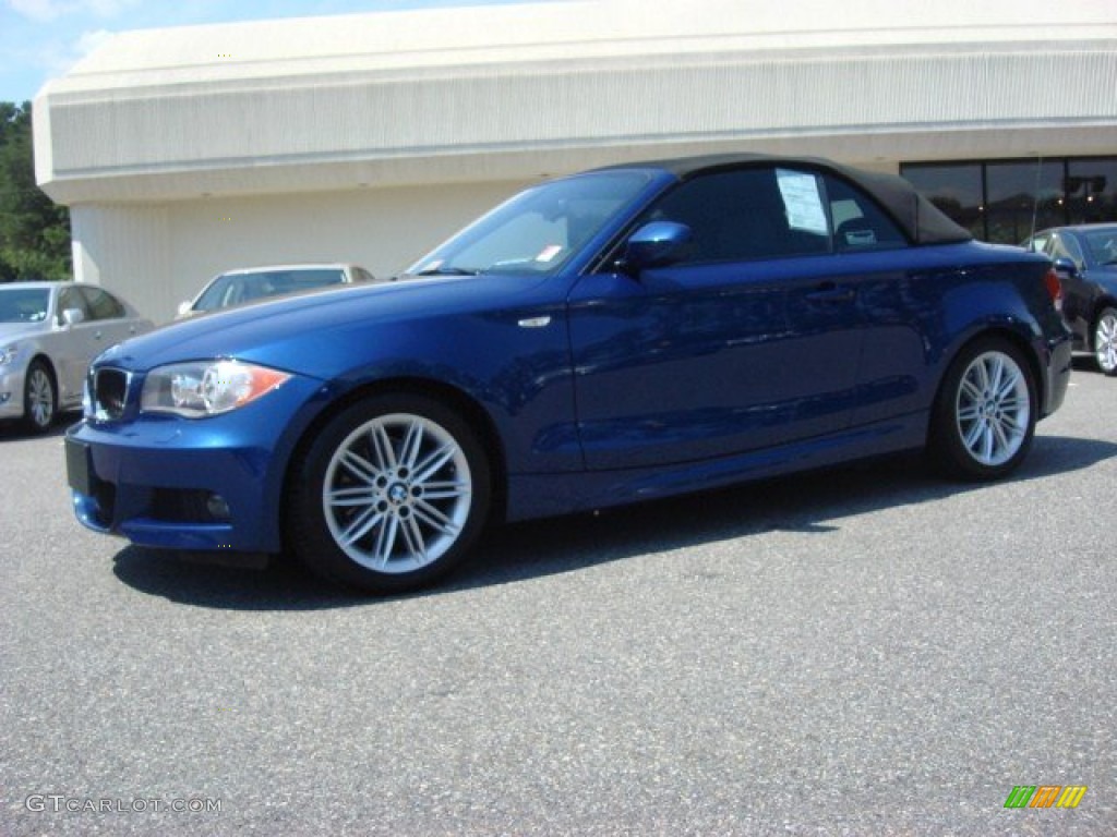 Le Mans Blue Metallic 2010 BMW 1 Series 128i Convertible Exterior Photo #69429403