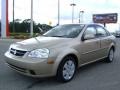 2005 Champagne Beige Metallic Suzuki Forenza S Sedan  photo #3