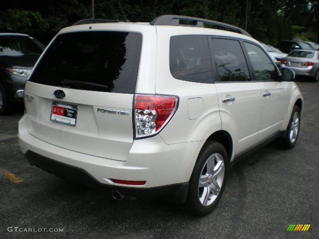 2009 Forester 2.5 X Limited - Satin White Pearl / Platinum photo #6