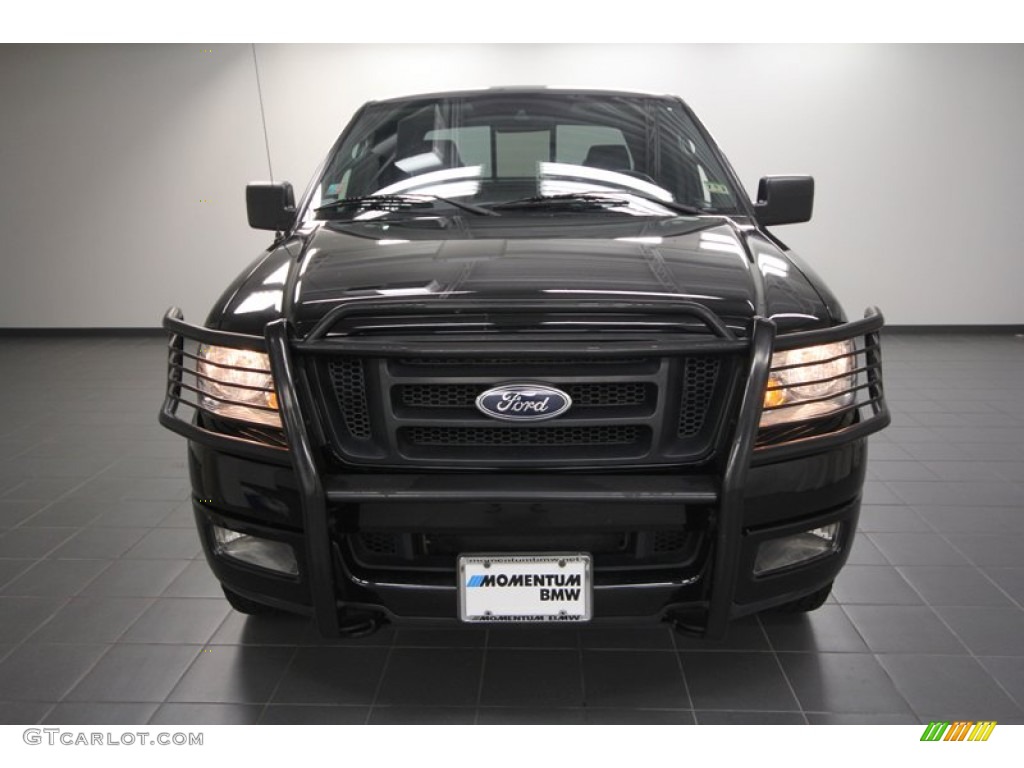 2004 F150 FX4 SuperCrew 4x4 - Black / Black photo #6