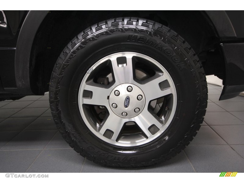 2004 F150 FX4 SuperCrew 4x4 - Black / Black photo #9