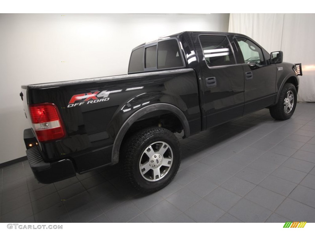2004 F150 FX4 SuperCrew 4x4 - Black / Black photo #10