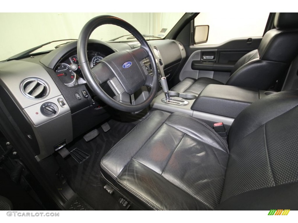 2004 F150 FX4 SuperCrew 4x4 - Black / Black photo #13