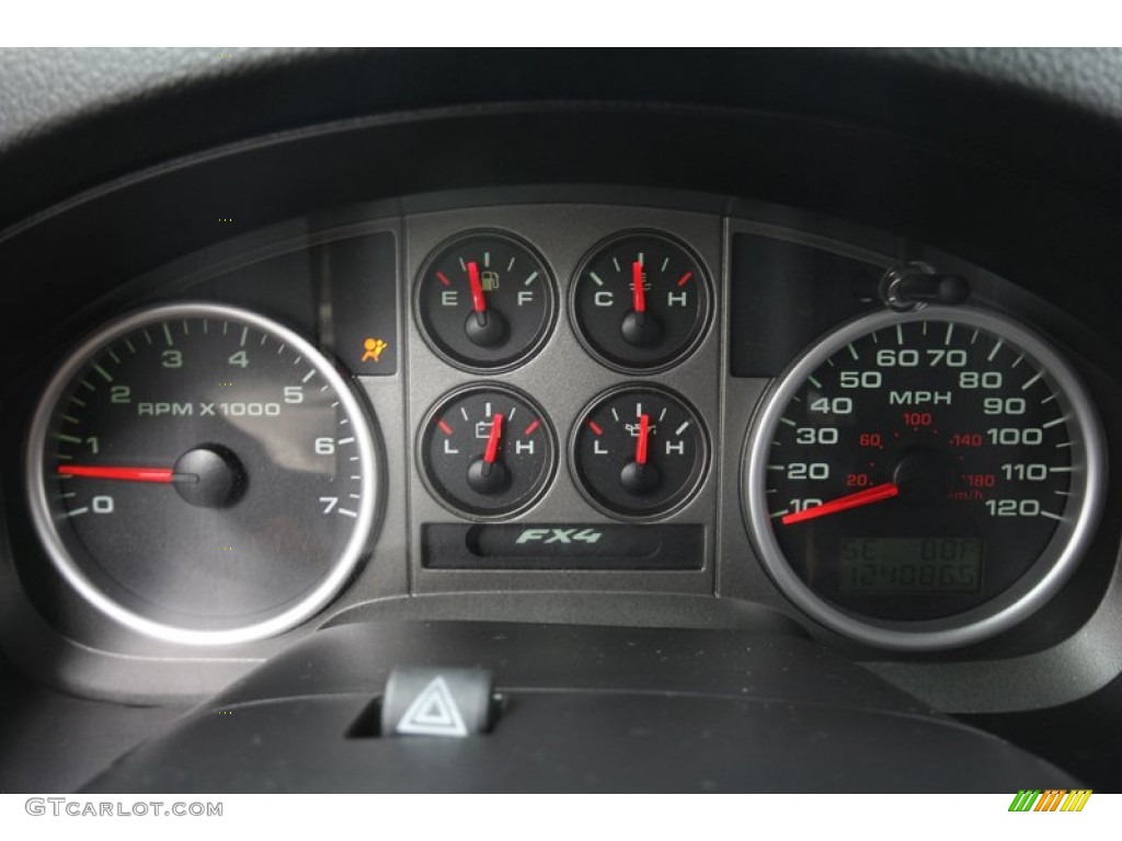 2004 F150 FX4 SuperCrew 4x4 - Black / Black photo #45