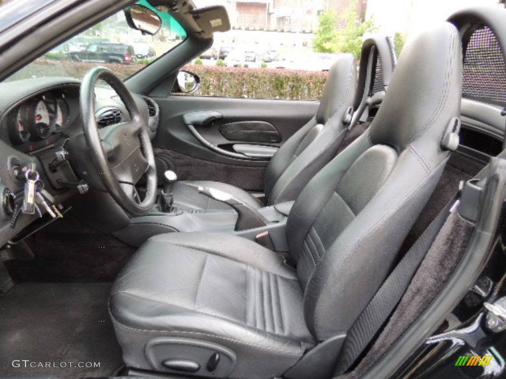 Black Interior 1999 Porsche Boxster Standard Boxster Model Photo #69430384