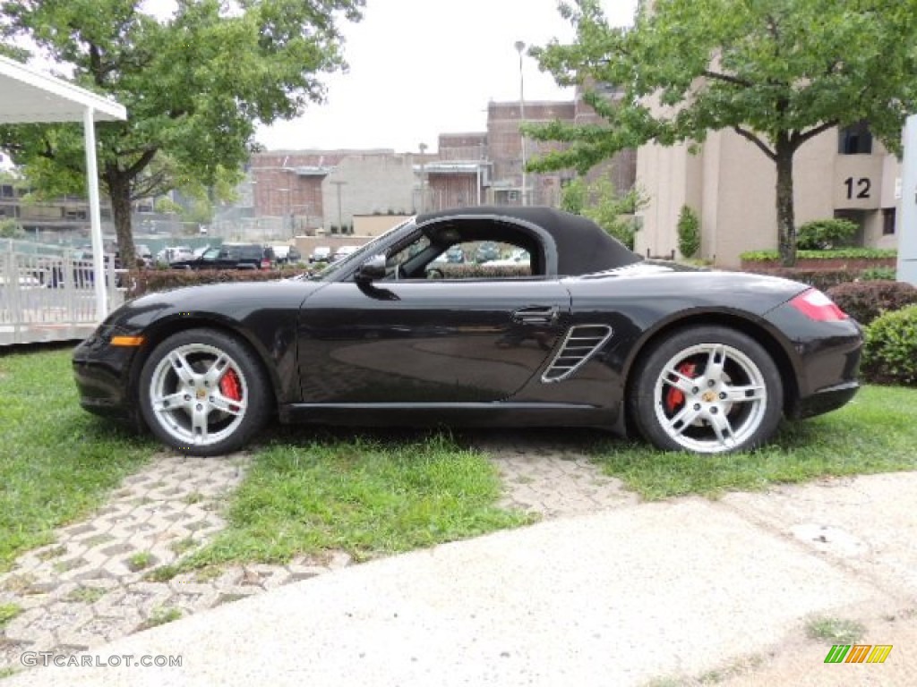 Basalt Black Metallic 2006 Porsche Boxster S Exterior Photo #69430504