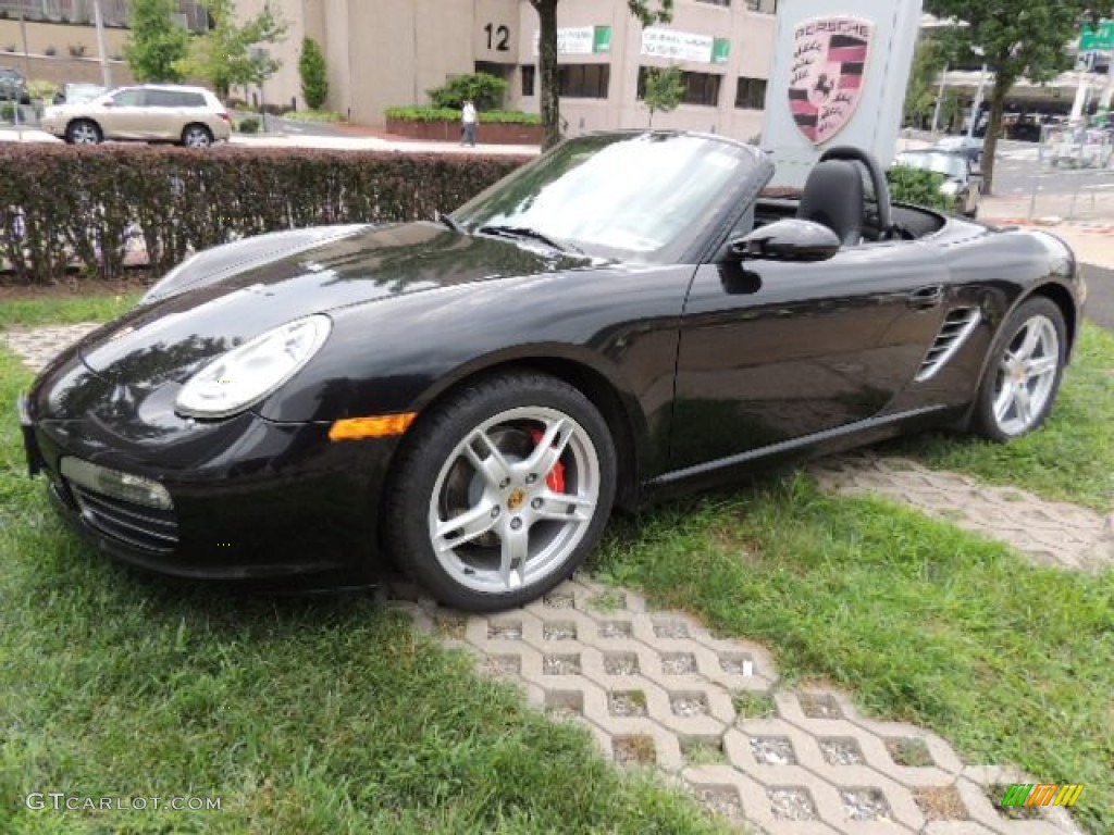 Basalt Black Metallic 2006 Porsche Boxster S Exterior Photo #69430558