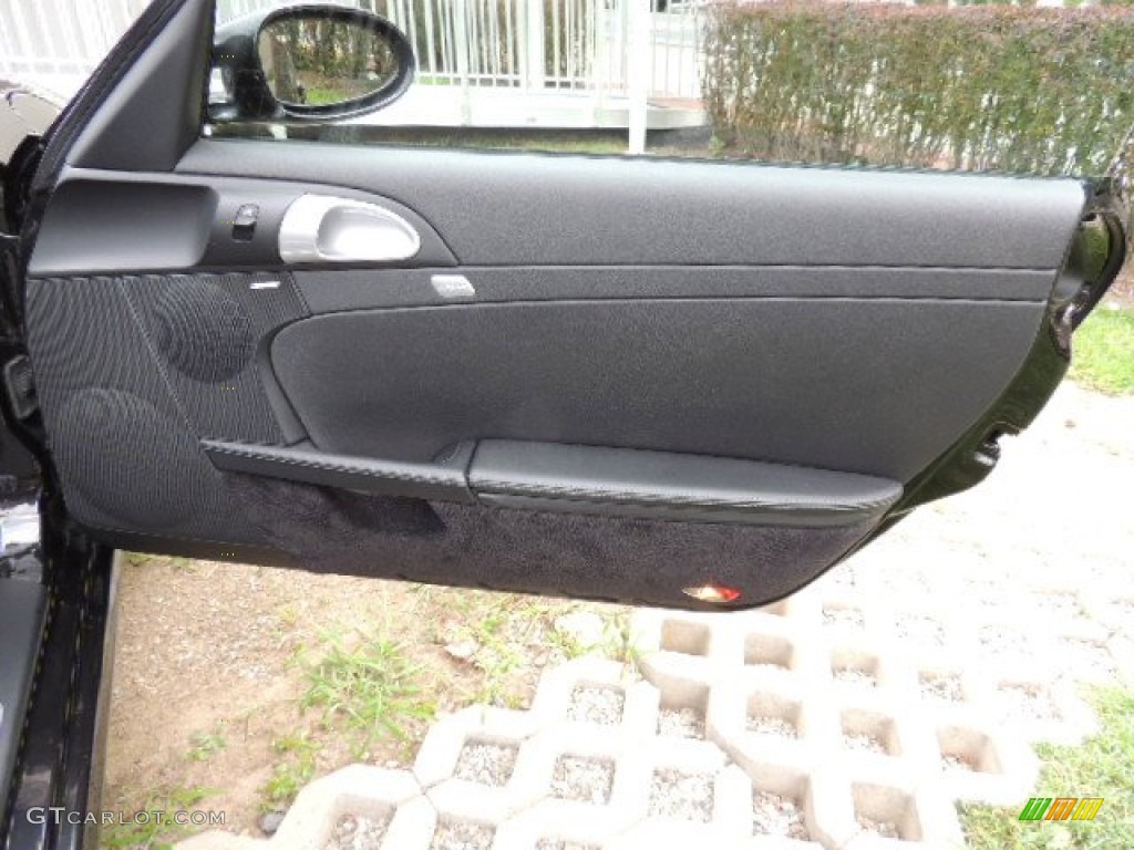 2006 Porsche Boxster S Black Door Panel Photo #69430564