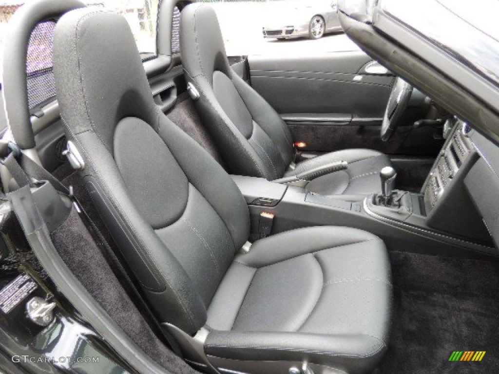 Black Interior 2006 Porsche Boxster S Photo #69430588
