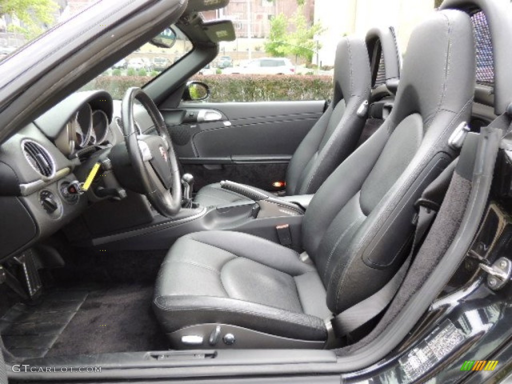 Black Interior 2006 Porsche Boxster S Photo #69430606