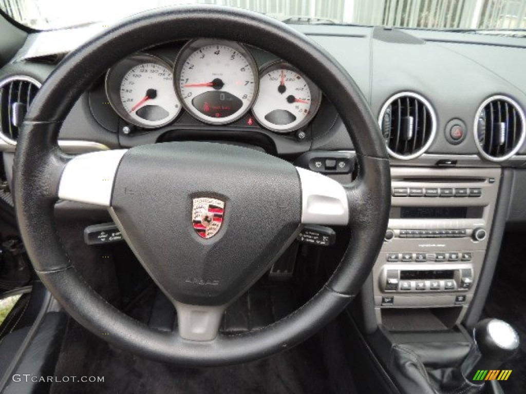 2006 Porsche Boxster S Black Dashboard Photo #69430642
