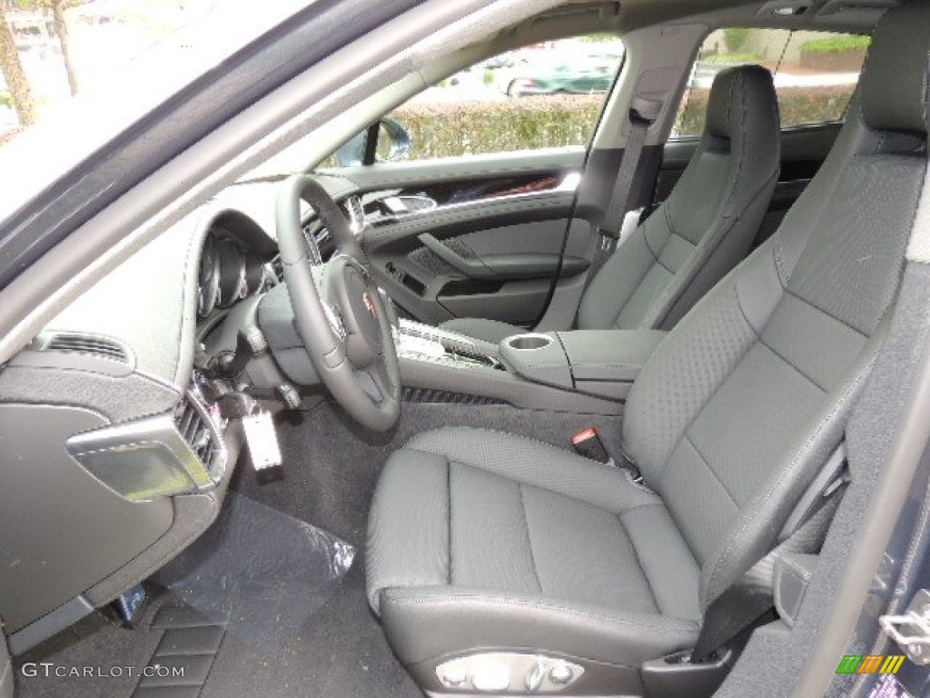 Black Interior 2013 Porsche Panamera 4 Photo #69430888