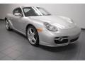 Arctic Silver Metallic - Cayman S Photo No. 1