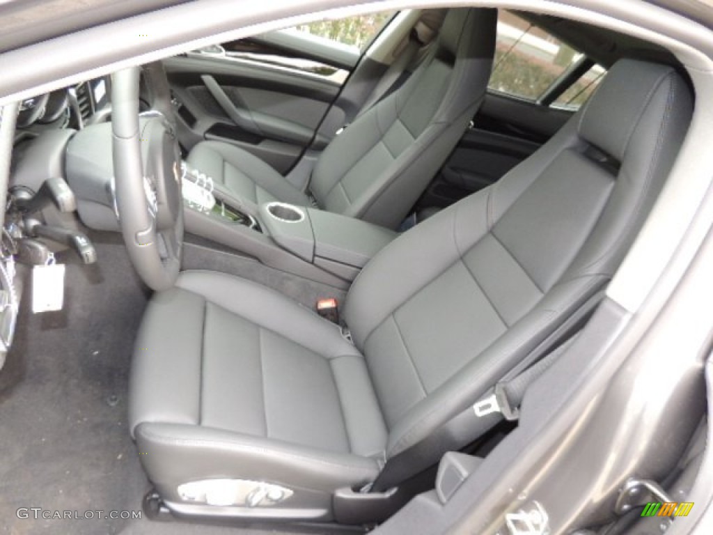 Black Interior 2013 Porsche Panamera V6 Photo #69431197