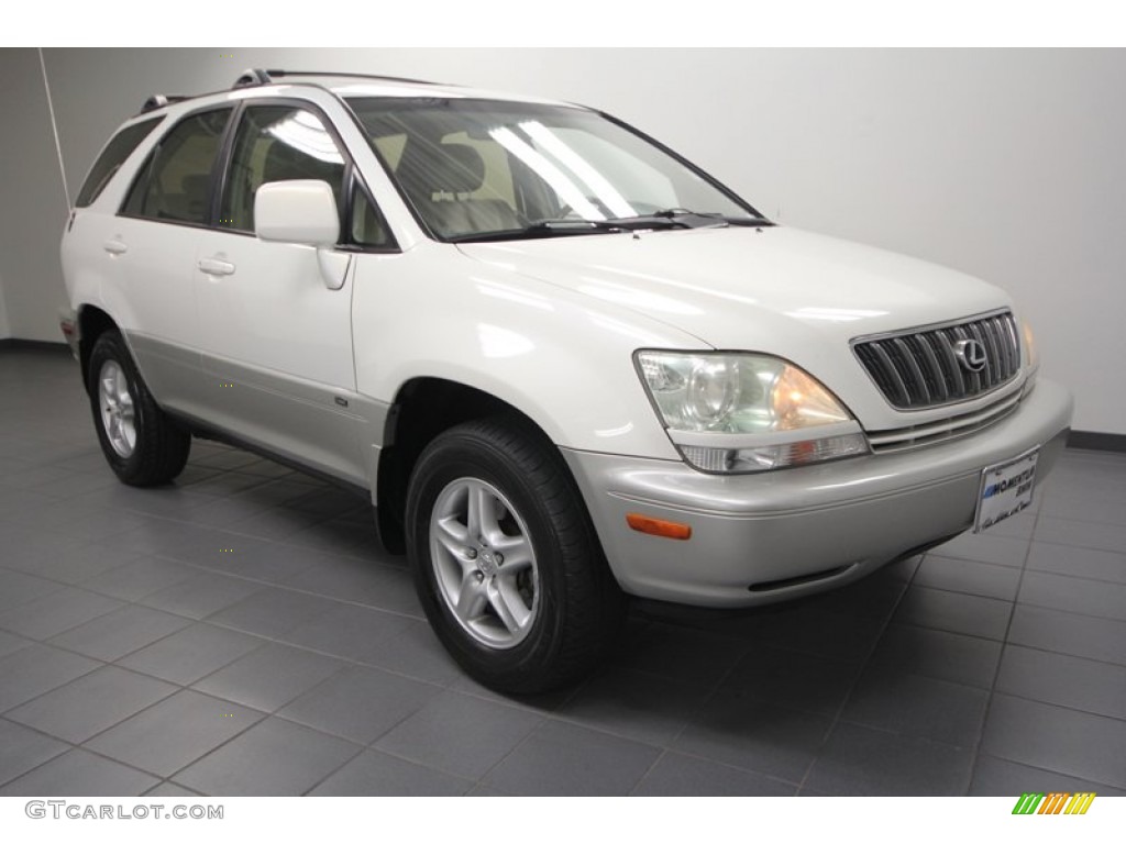 2002 RX 300 AWD - White Gold Crystal / Ivory photo #1