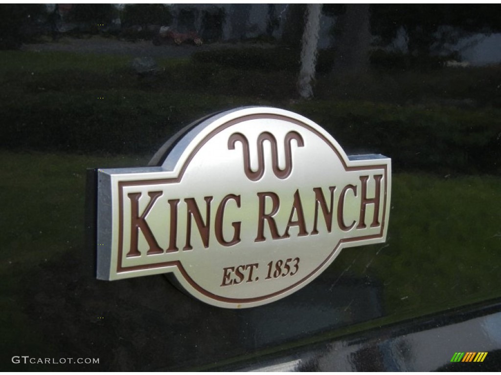 2012 F250 Super Duty King Ranch Crew Cab 4x4 - Tuxedo Black Metallic / Chaparral Leather photo #10